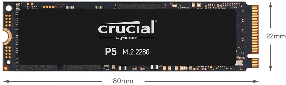 Crucial P5 M.2 PCIe szilárdtest meghajtók