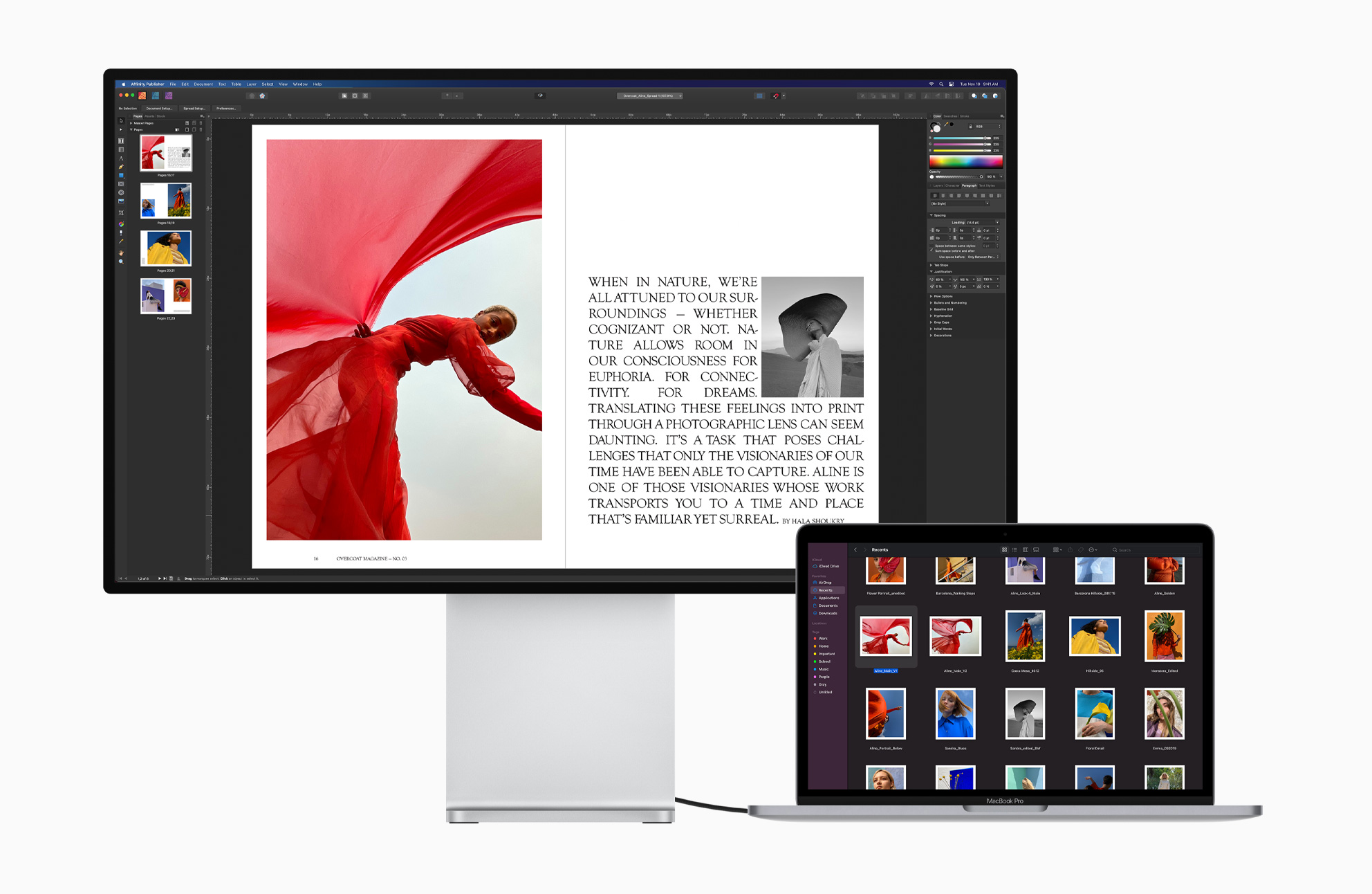 A MacBook Pro bármely példánya meghajtja az Apple Pro Display XDR monitort.