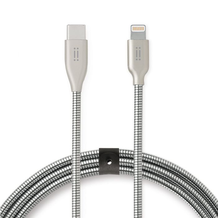 AIINO Helmet alumínium USB-C Lightning kábel
