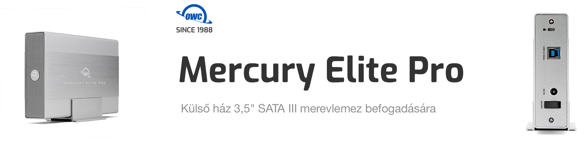 OWC Mercury Elite Pro 3,5" USB 3.2 külső ház