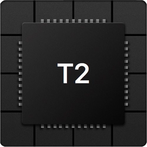 Apple T2 segédprocesszor.