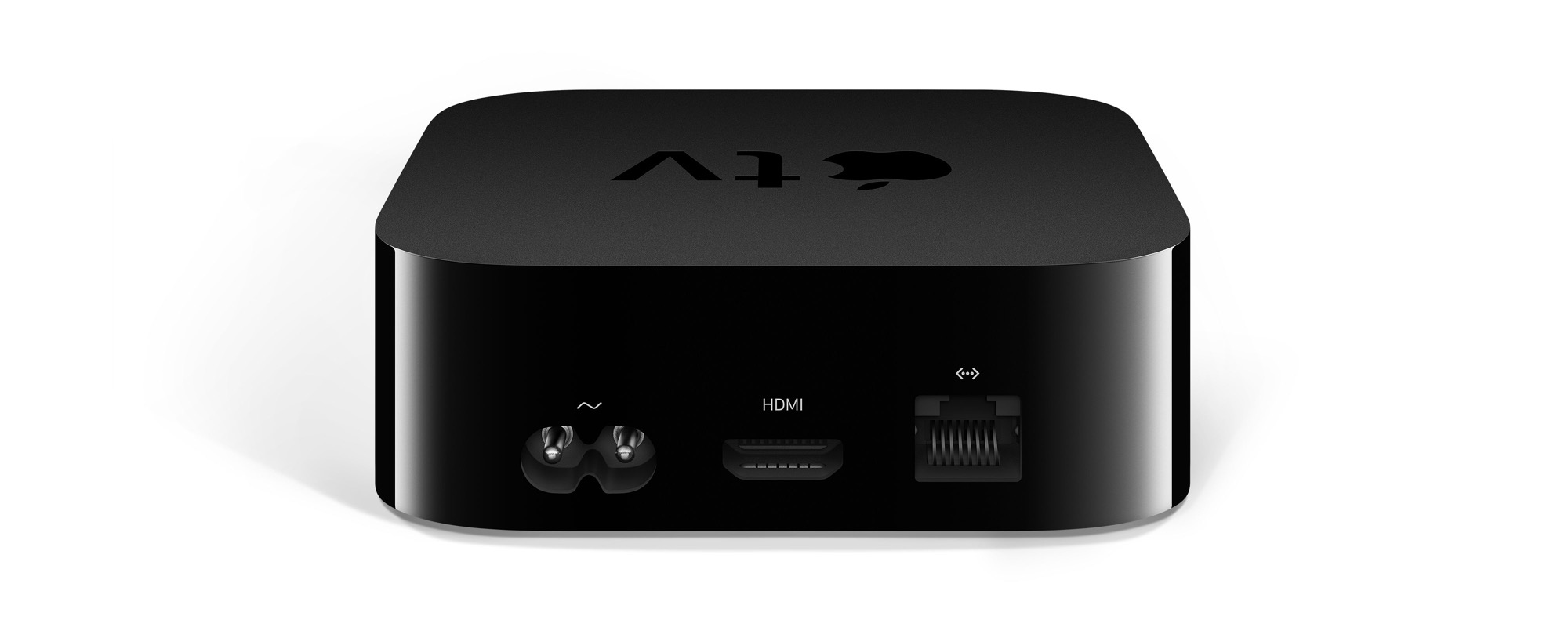 Az Apple TV 4K hátoldala HDMI 2.0 csatlakozóval
